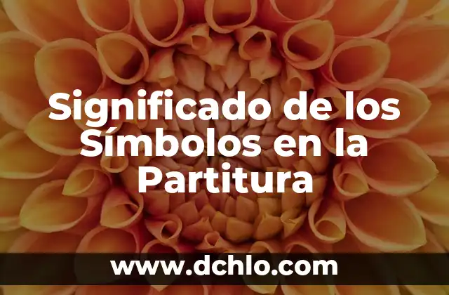 Flor de Lis y Ho'oponopono: Símbolos de Armonía 4 Significado de los Símbolos en la Partitura