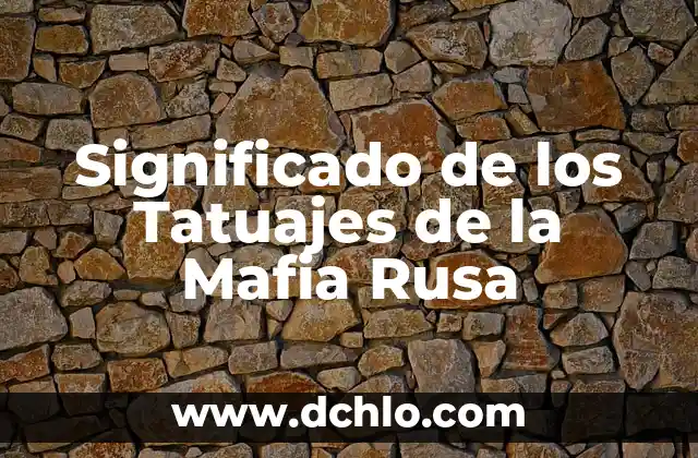 Tatuajes de lunas y su significado 8 Significado de los Tatuajes de la Mafia Rusa