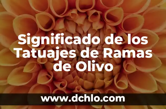 Significado de los tatuajes de plumas para mujeres: Diseños y simbolismo 7 Significado de los Tatuajes de Ramas de Olivo