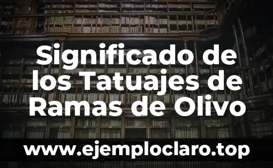 Significado de los Tatuajes de Ramas de Olivo