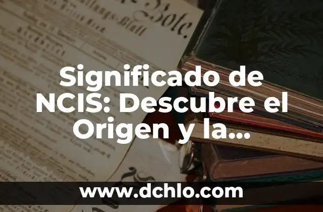 Nivel de inglés A1 significado 8 Significado de NCIS: Descubre el Origen y la Relevancia de sus Siglas