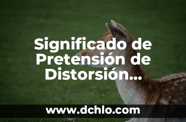 Melancolía - El Significado Profundo de una Emoción Compleja 4 Significado de Pretensión de Distorsión Compleja