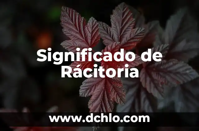 Estudios de Laboratorio Parciales: Descubriendo su Significado 7 Significado de Rácitoria