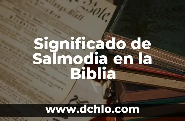Icono de la Paz Significado 8 Significado de Salmodia en la Biblia