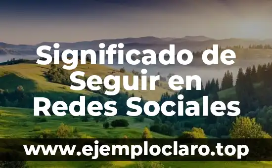 Instalación de Equipos y Redes: Todo lo que Necesitas Saber 4 Significado de Seguir en Redes Sociales