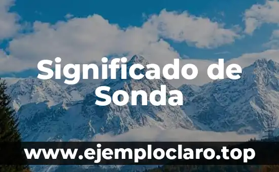 Significado de Sonda