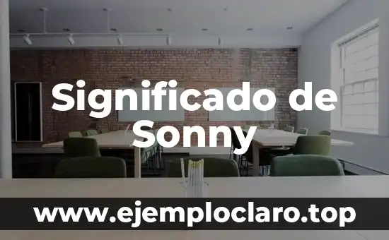 Significado de Sonia 4 Significado de Sonny