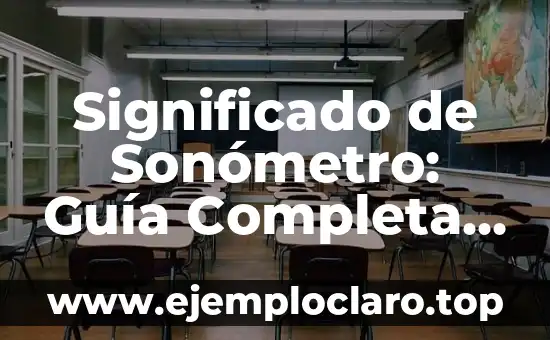 Supervisión gubernamental: Una guía completa 6 Significado de Sonómetro: Guía Completa y Detallada