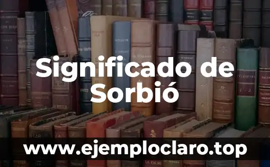 Significado de Sonia 7 Significado de Sorbió