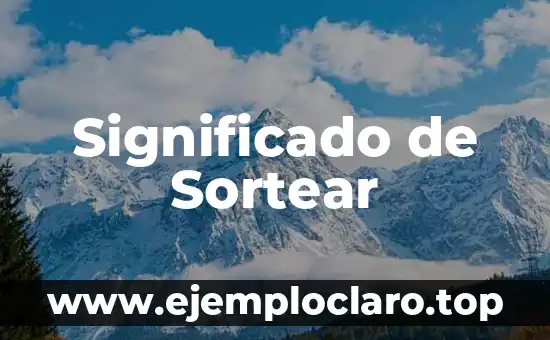 Significado de Sortear