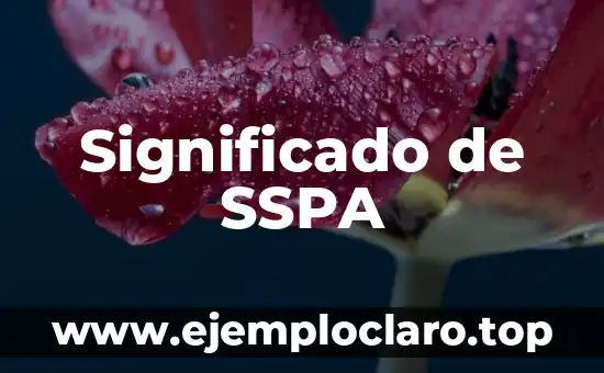 Significado de SSPA