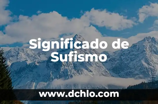 Significado de suertudo 7 Significado de Sufismo