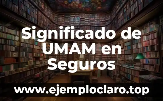 Significado de UMAM en Seguros