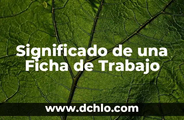 El Simbolismo del Logo de Trabajo Social 6 Significado de una Ficha de Trabajo