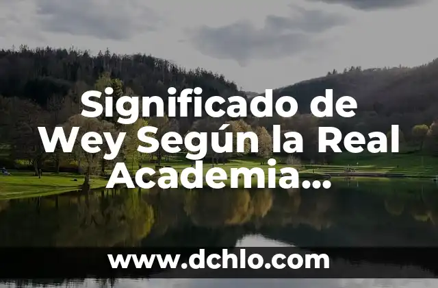 El Rey de Oros en la Baraja Española: Un Viaje al Corazón del Tarot 6 Significado de Wey Según la Real Academia Española