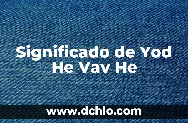 Significado de Haku en El Viaje de Chihiro 4 Significado de Yod He Vav He