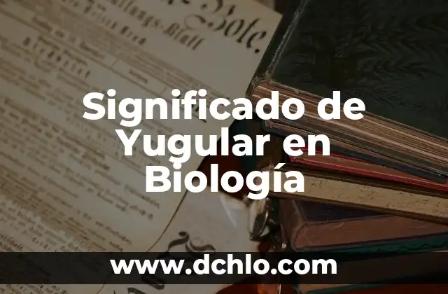 Significado de Filiforme - Un Enfoque en la Biología Vegetal 3 Significado de Yugular en Biología