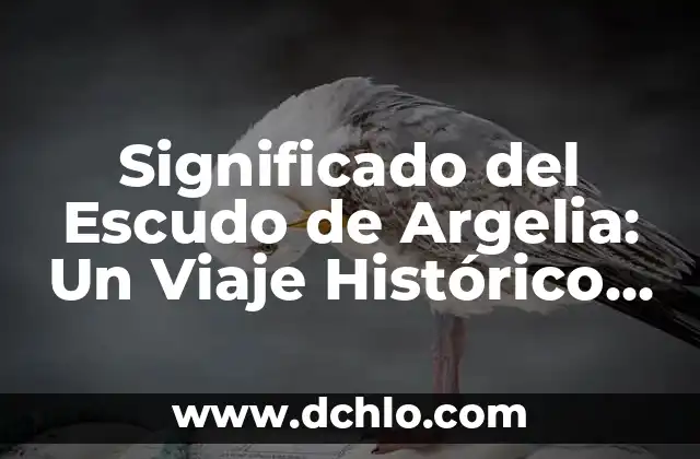 El Significado del Escudo de Atlacomulco: Un Viaje Histórico y Cultural 3 Significado del Escudo de Argelia: Un Viaje Histórico y Cultural