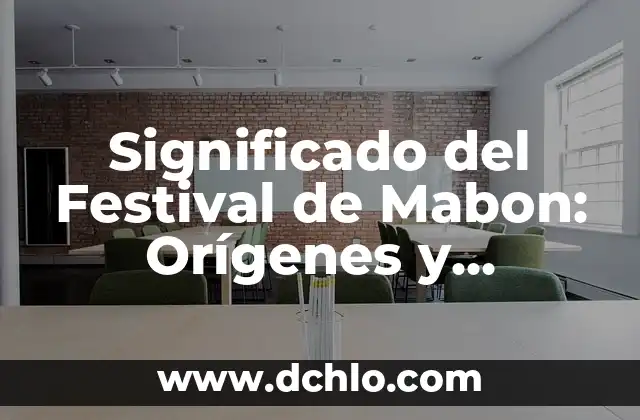 ¿Cuándo se Celebra el Año Nuevo Chino en 2023? - Fecha y Tradiciones 4 Significado del Festival de Mabon: Orígenes y Tradiciones