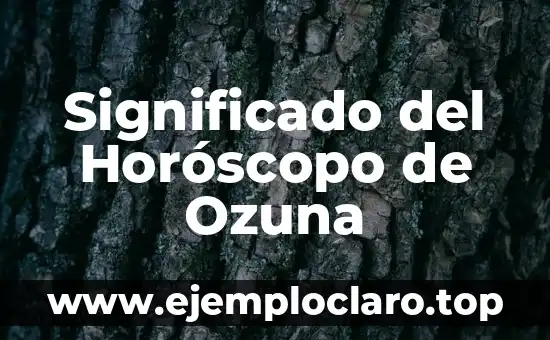 Significado del Horóscopo de Ozuna
