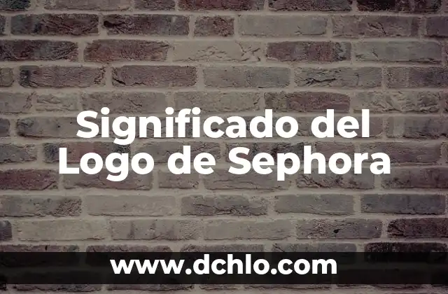 El Simbolismo del Logo de Saltodeagua 7 Significado del Logo de Sephora