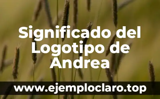 Significado del Logotipo de Andrea