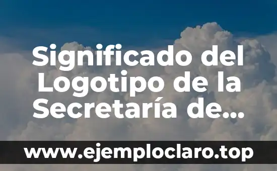 Significado del Logotipo de la Secretaría de Medio Ambiente y Energía de México