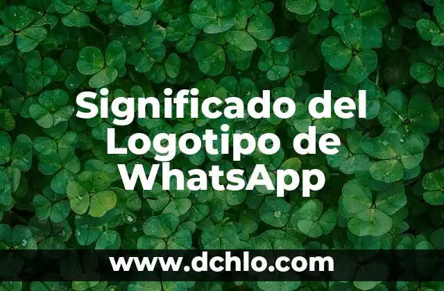 Significado del Logotipo de Yamaha: Un Viaje al Corazón de la Marca 5 Significado del Logotipo de WhatsApp