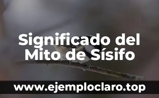 Significado del Mito de Sísifo