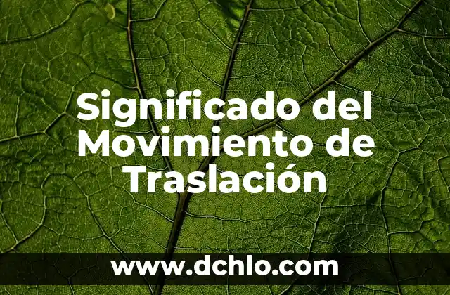 Veladoras de la Santa Muerte significado 7 Significado del Movimiento de Traslación