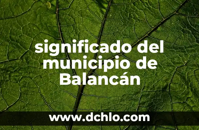 Tatuajes de Anubis: Simbolismo y Significado en la Cultura Moderna 5 significado del municipio de Balancán