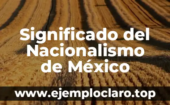 Significado del Nacionalismo de México
