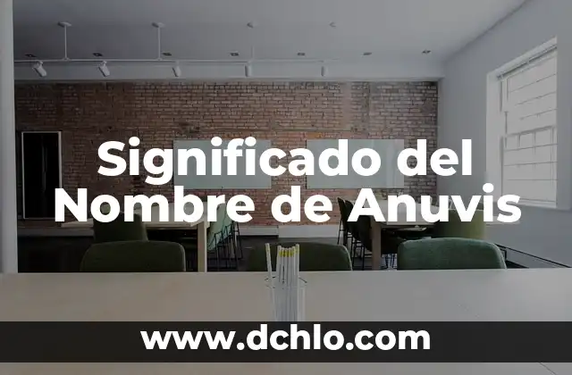 El Significado del Nombre de Aradia 5 Significado del Nombre de Anuvis