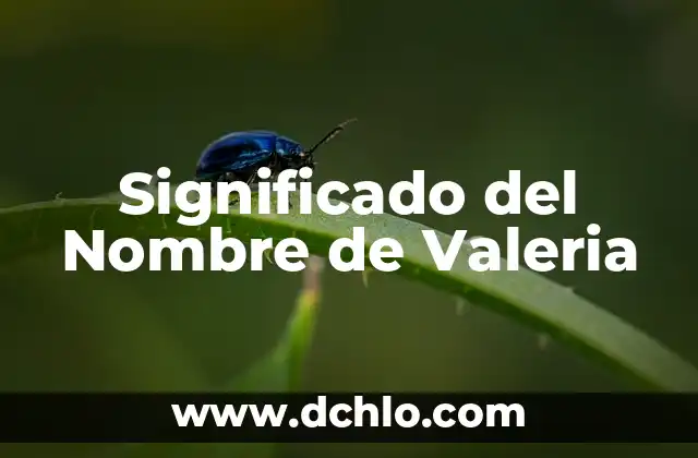 El Significado del Nombre de Norma 8 Significado del Nombre de Valeria
