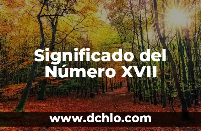 El Significado de Ayotli en Náhuatl: Un Viaje al Corazón de la Cultura Azteca 4 Significado del Número XVII