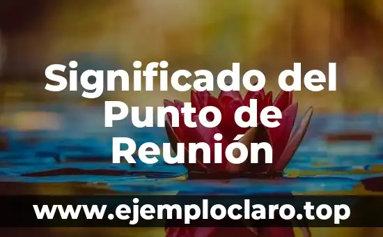 Significado del Punto de Reunión