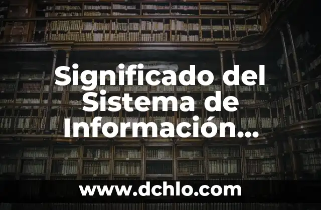 Significado de las Flores de Jazmín: Más Allá de su Belleza 4 Significado del Sistema de Información Geográfica