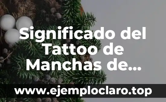 Como Hacer Calco Tattoo 4 Significado del Tattoo de Manchas de Leopardo