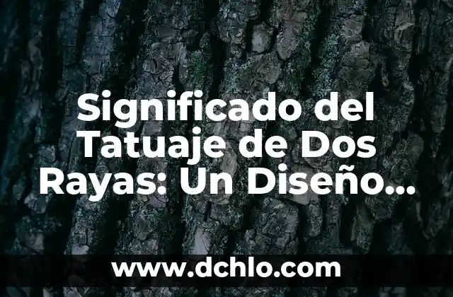 El Disfraz de Diabla: Un Simbólico Traje de Fuego 8 Significado del Tatuaje de Dos Rayas: Un Diseño Simbólico con Profundo Sentido