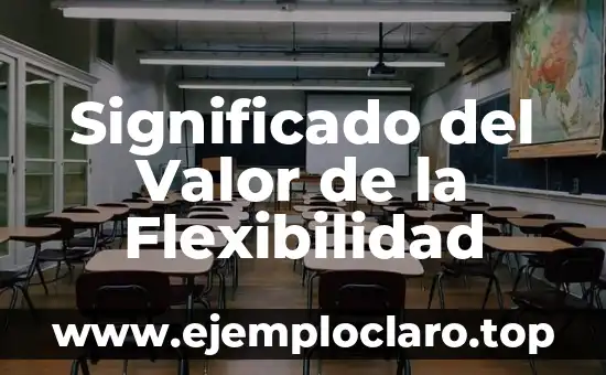 Significado del Valor de la Flexibilidad