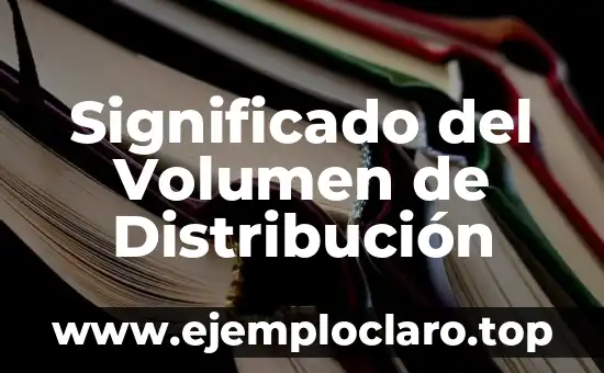 Teoría de la Distribución del Significado 3 Significado del Volumen de Distribución