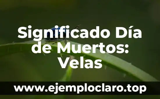 Significado Día de Muertos: Velas