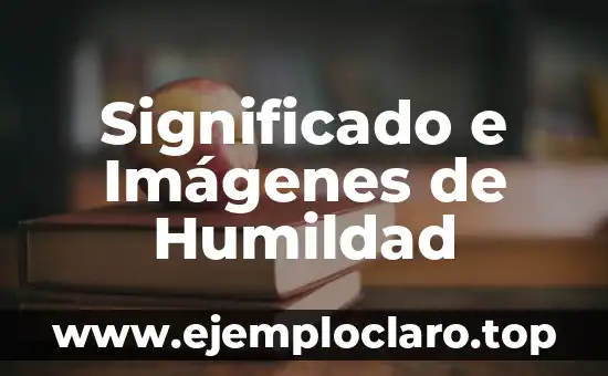 Importe de los Estímulos Significado: Un Enfoque Integral 6 Significado e Imágenes de Humildad
