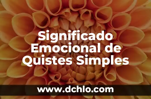 El significado emocional de ser celiaco 5 Significado Emocional de Quistes Simples