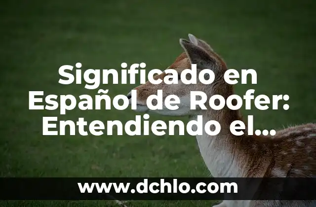 Significado en Griego de Átomo: Orígenes de un Término Científico 7 Significado en Español de Roofer: Entendiendo el Término