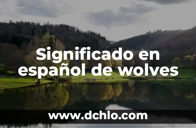 El Significado de la Flor de Loto Amarilla 8 Significado en español de wolves