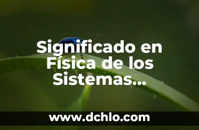 Floritura - El Significado en la Historia 6 Significado en Física de los Sistemas Bidimensionales