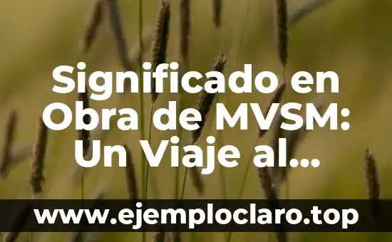 Significado en Obra de MVSM: Un Viaje al Corazón de la Interpretación Digital