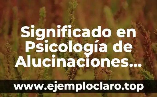 Significado en Psicología de Alucinaciones Auditivas