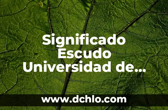 El Simbolismo de la Flor de Lis en la Universidad de Valparaíso 5 Significado Escudo Universidad de Chile